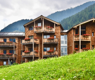 Unterkunft in Ernen. Kanton Wallis. Schweiz.