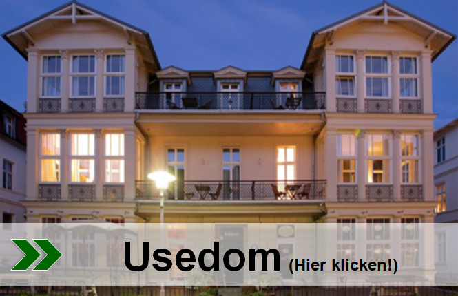 Preiswerte Unterkunft auf der Halbinsel Usedom finden schon ab EUR 45,50