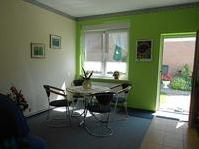 Die Essecke in der Ferienwohnung Rose in Lbbenau im Spreewald.